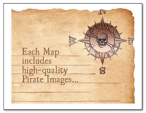 Sample Printable Pirate Treasure Maps www.lostboysmaps.com